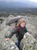 At the top