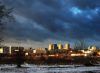 Над городом тучи хмурятся...