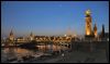 Мост Александра III, сумерки