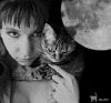 Moon and Cat